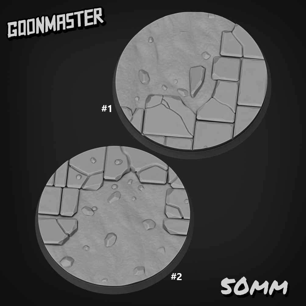 Cracked Stone Floor Bases