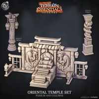 Thumbnail for Oriental Temple Set - Podium and Columns