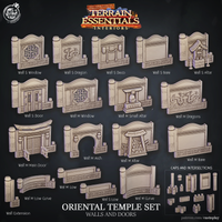 Thumbnail for Oriental Temple Set - Walls and Doors