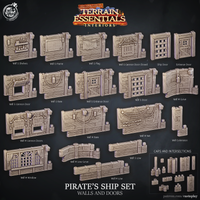 Thumbnail for Pirate Ship Set - Walls and Doors