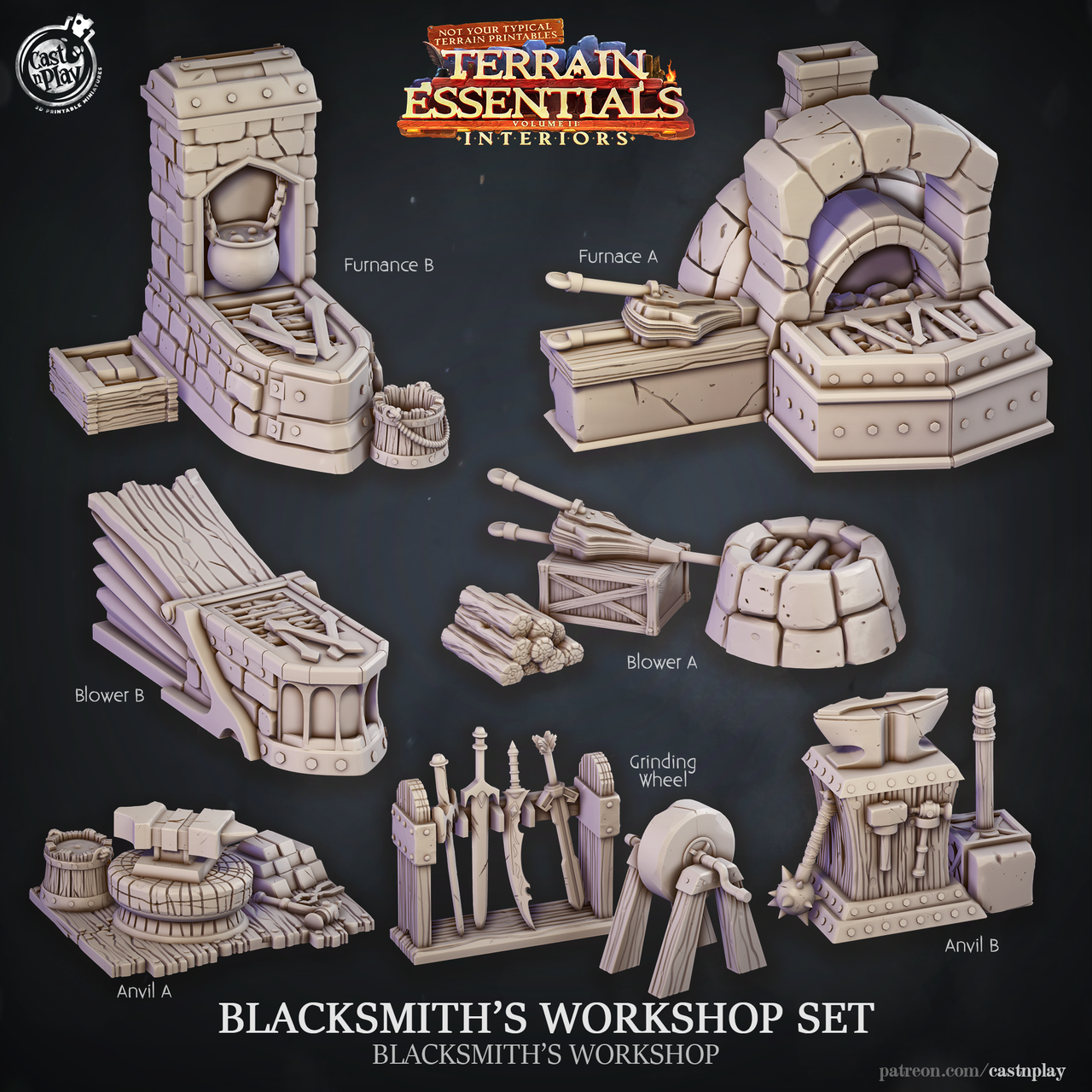 Blacksmith's Workshop Set