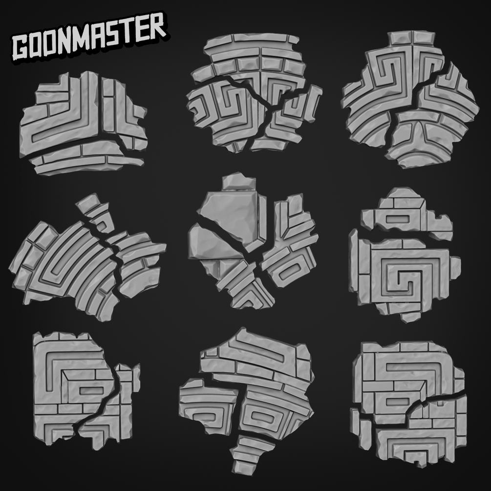 Basing Bits - Aztec Temple Floor