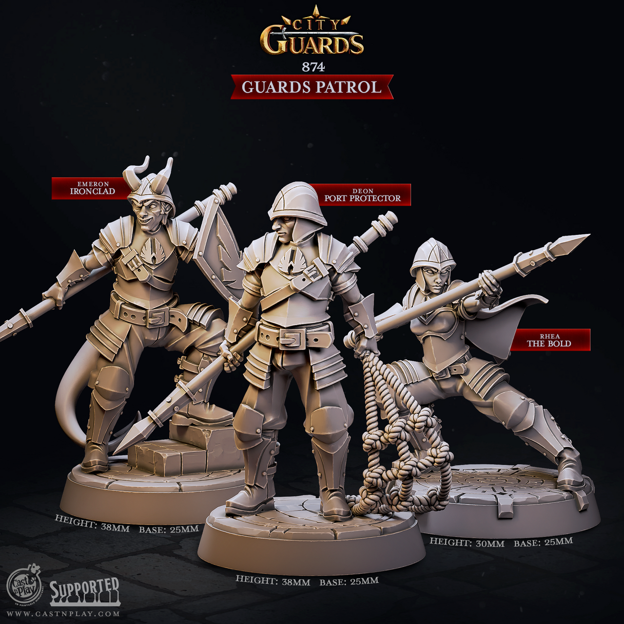 Guard Razoul Toy Guard Patrol Bundle – Resinclad