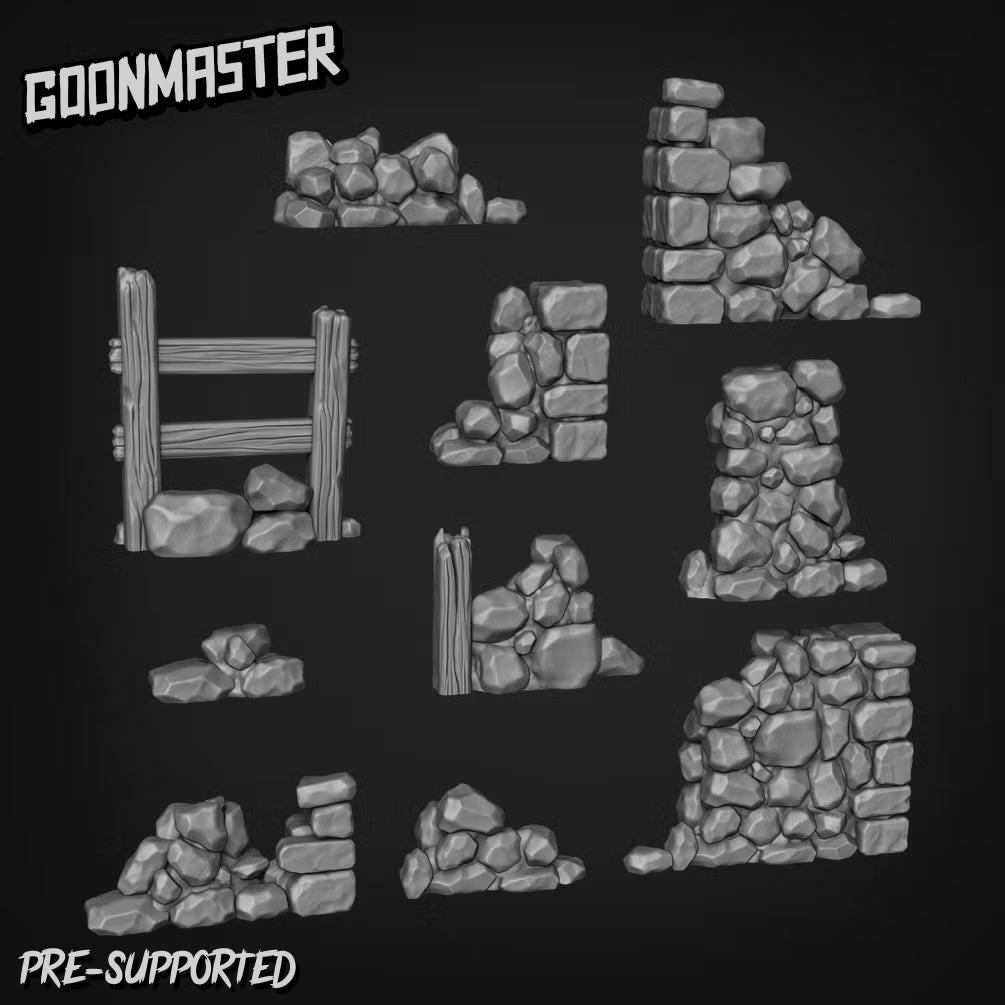 Basing Bits - Stone Wall
