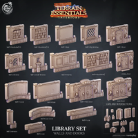 Thumbnail for Library Set - Walls and Doors