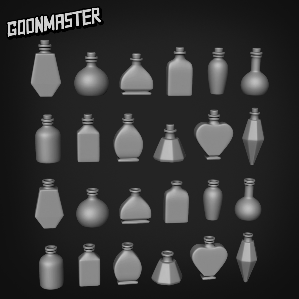 Basing Bits - Potion Bottles
