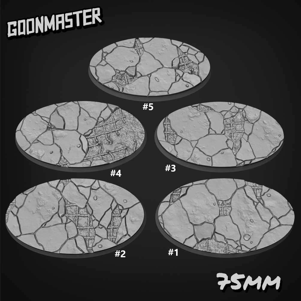 Damaged Reinforced Concrete Bases