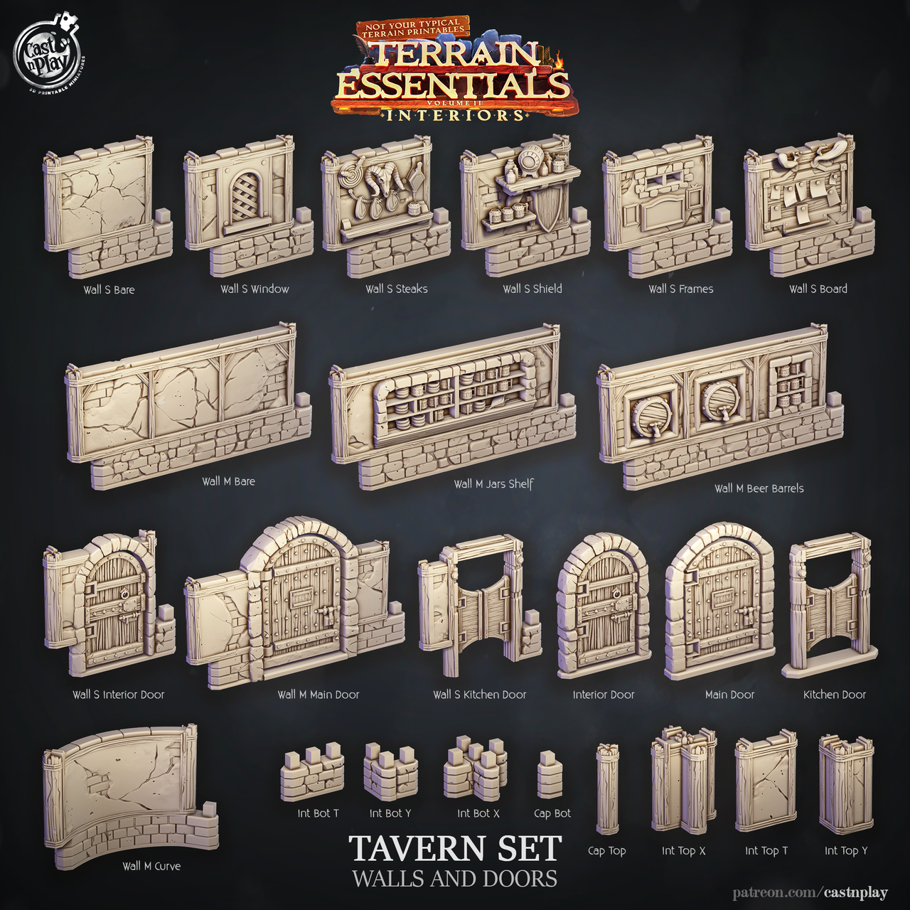 Tavern Set - Walls and Doors