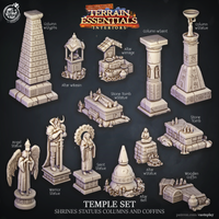 Thumbnail for Temple Set - Shrines, Statues, Columns, and Coffins
