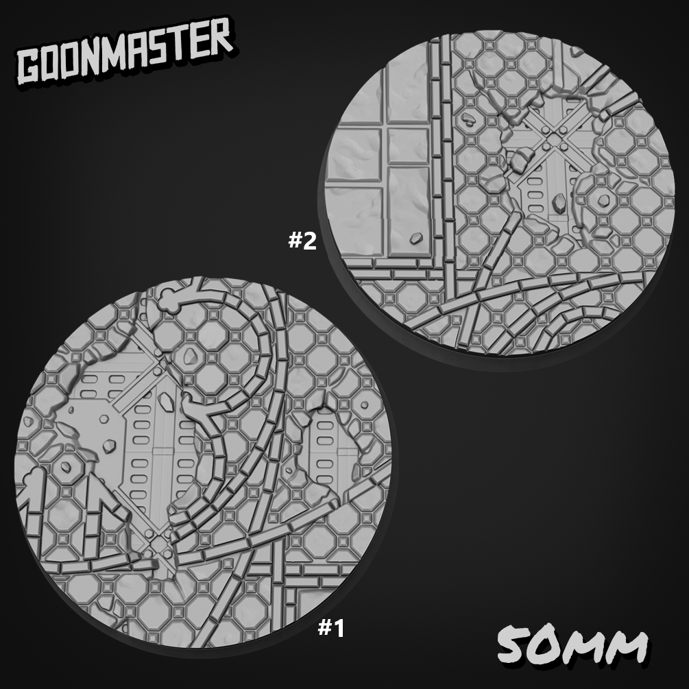 Battle Damaged Cyber Abbey Bases