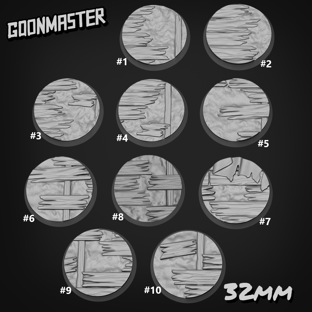 Old Wood Plank Floor Bases