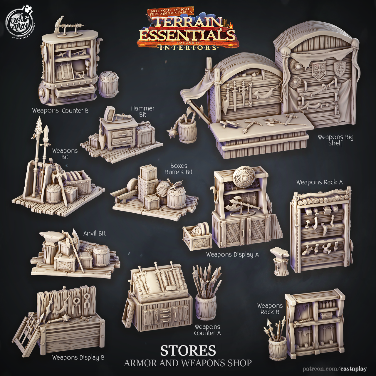 Stores Set - Armor and Weapons Shop