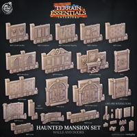 Thumbnail for Haunted Mansion Set - Walls and Doors
