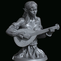 Thumbnail for Wood Elf Bard Bust
