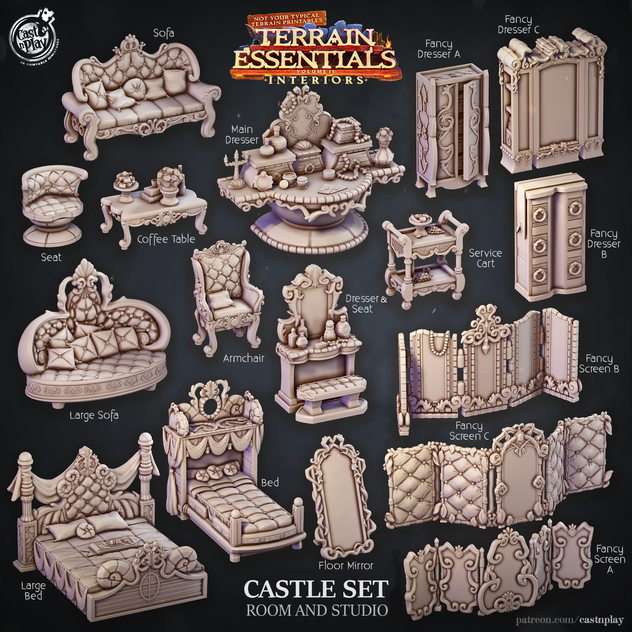 Castle Set - Room and Studio