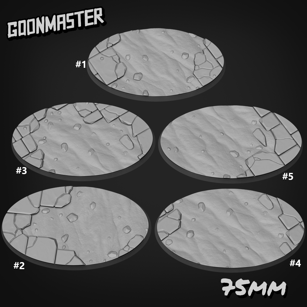 Cracked Stone Floor Bases