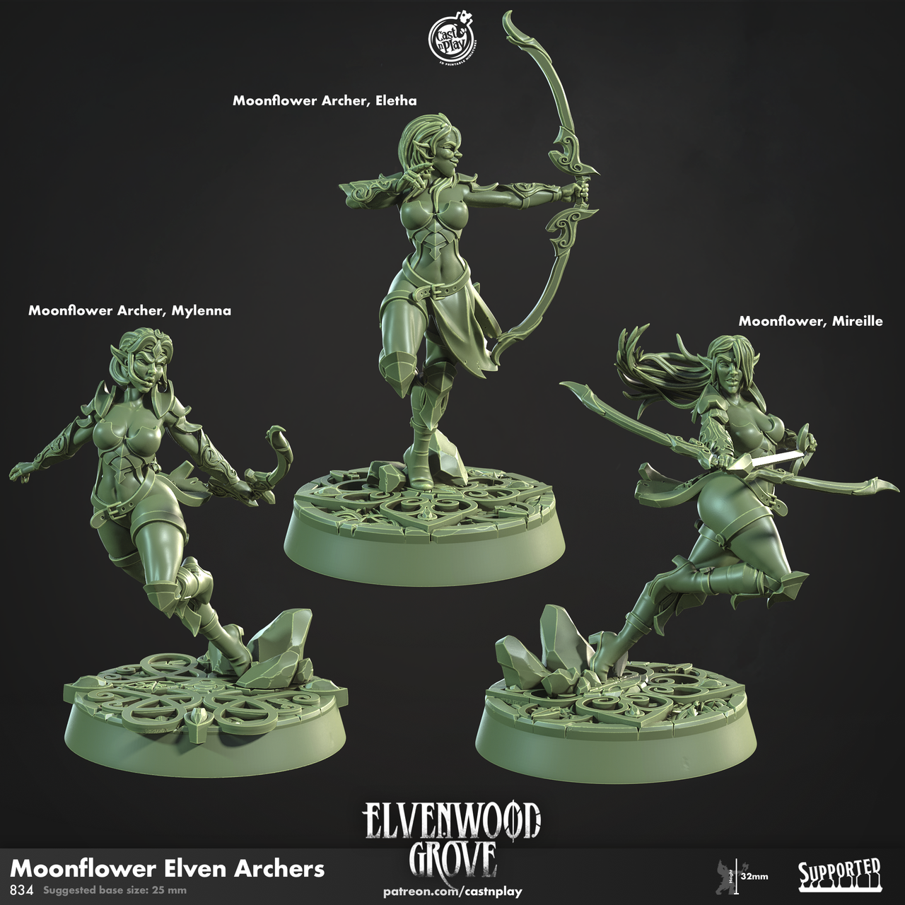 Moonflower Elven Archer Bundle