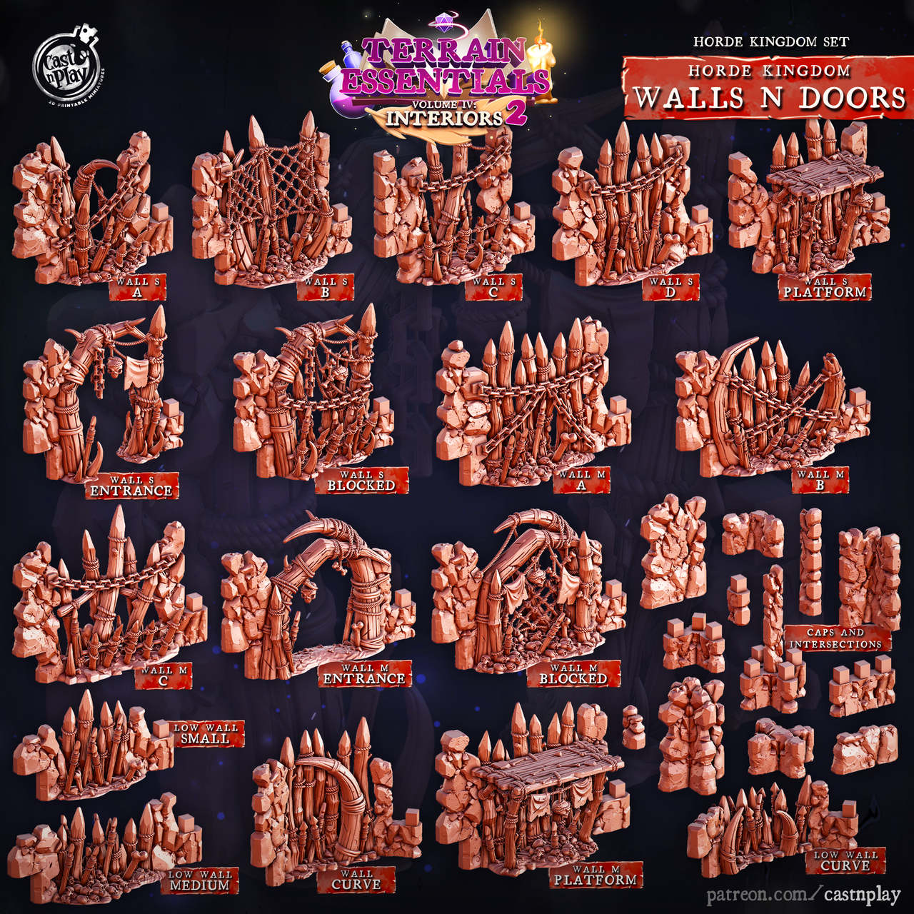 Horde Kingdom Walls & Doors Bundle
