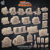 Thumbnail for Dungeons Set - Walls and Doors