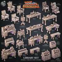 Thumbnail for Library Set - Desks,Tables, and Chairs