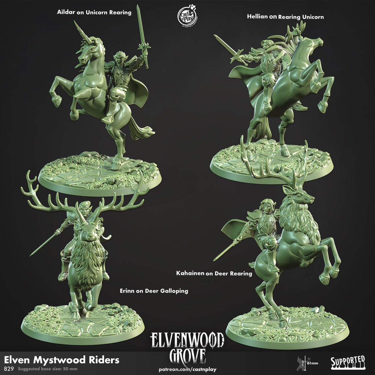 Elven Mystwood Rider Bundle
