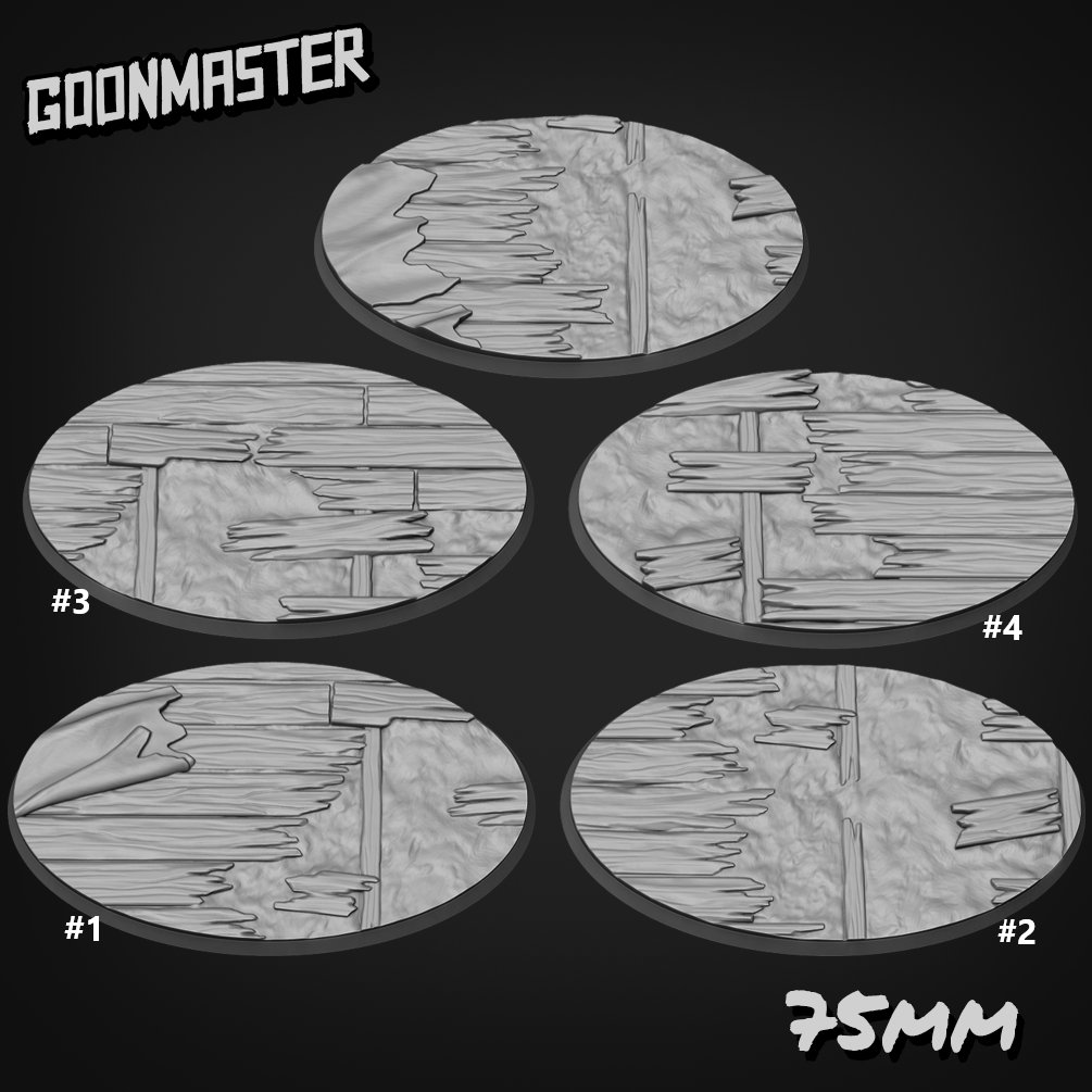 Old Wood Plank Floor Bases