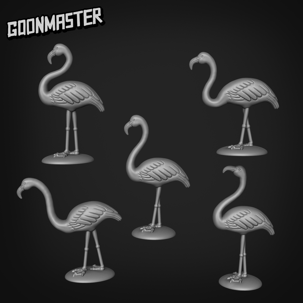 Basing Bits - Flamingos