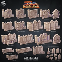 Thumbnail for Castle Set - Walls and Doors