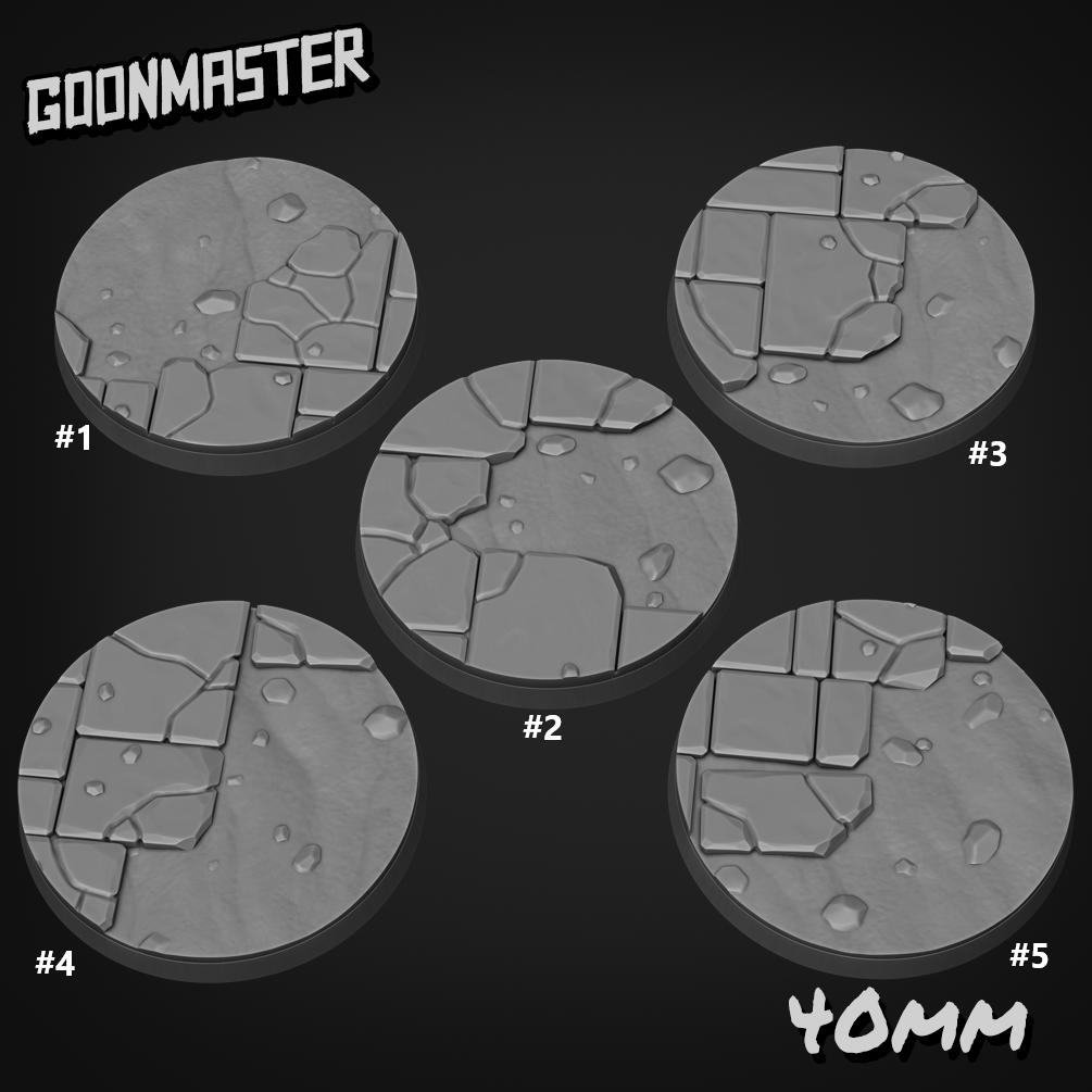 Cracked Stone Floor Bases