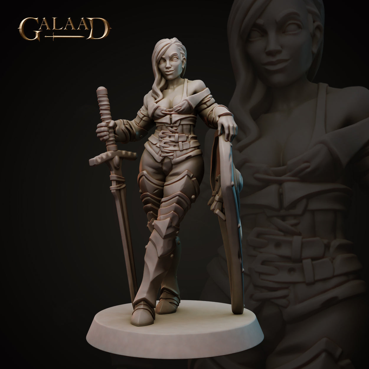 Pinup Female Knight