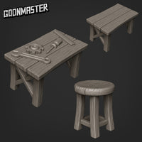 Thumbnail for Workshop Table & Stool