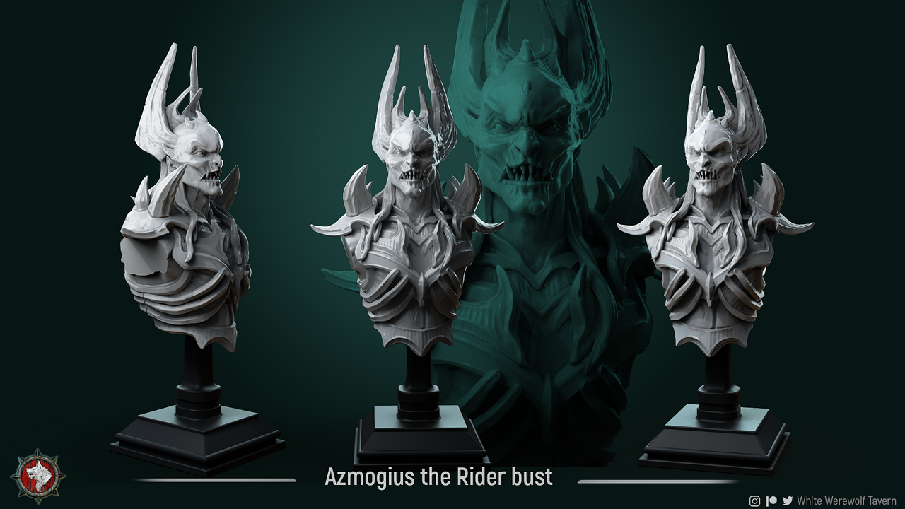 Azmogius the Rider - Bust