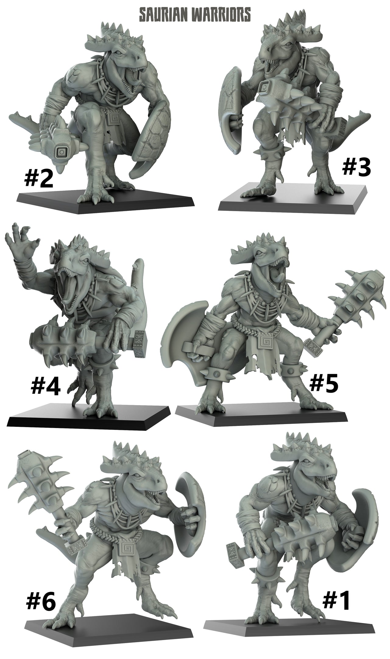 Saurian Warrior Bundle – Resinclad