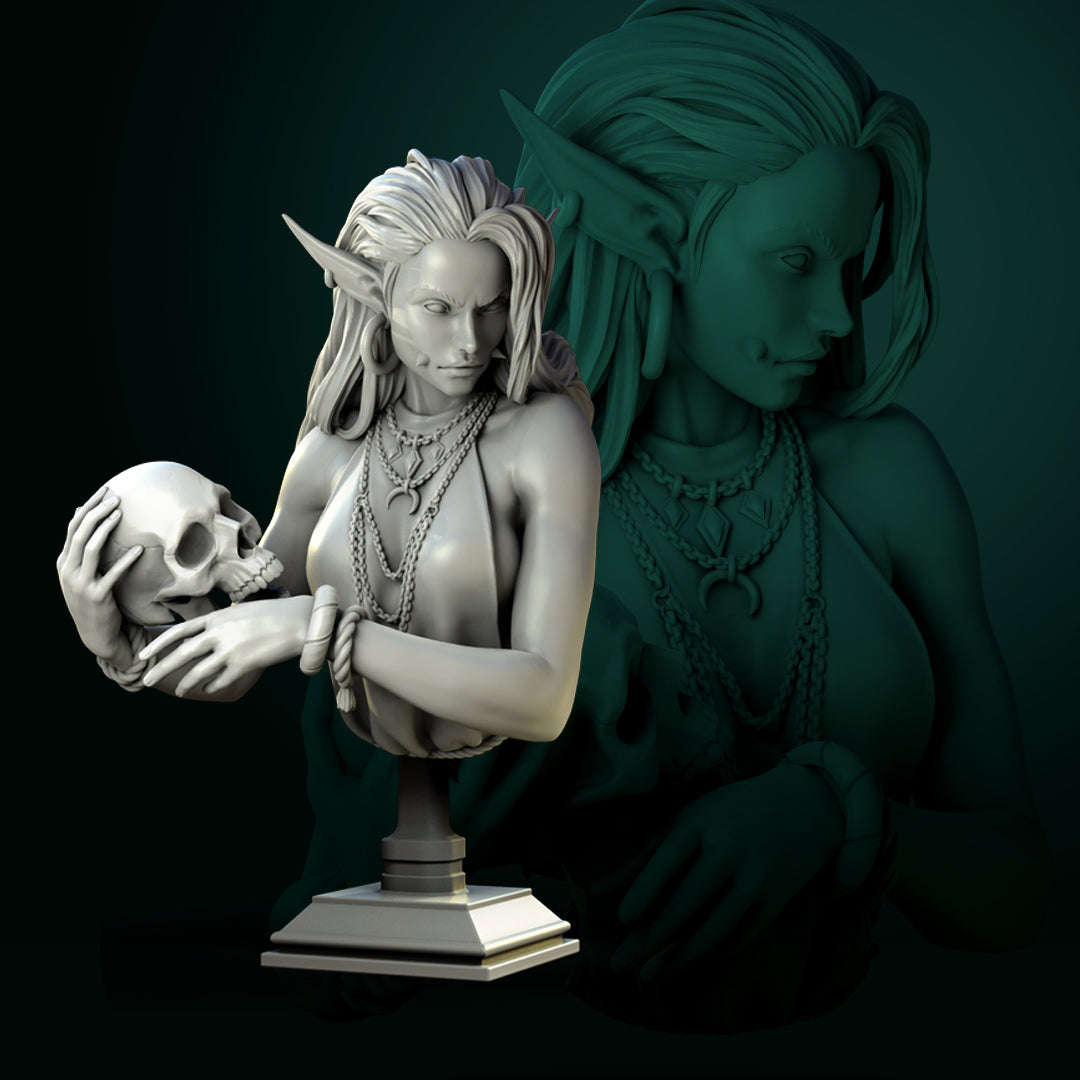 Laedria The Necromancer - Bust