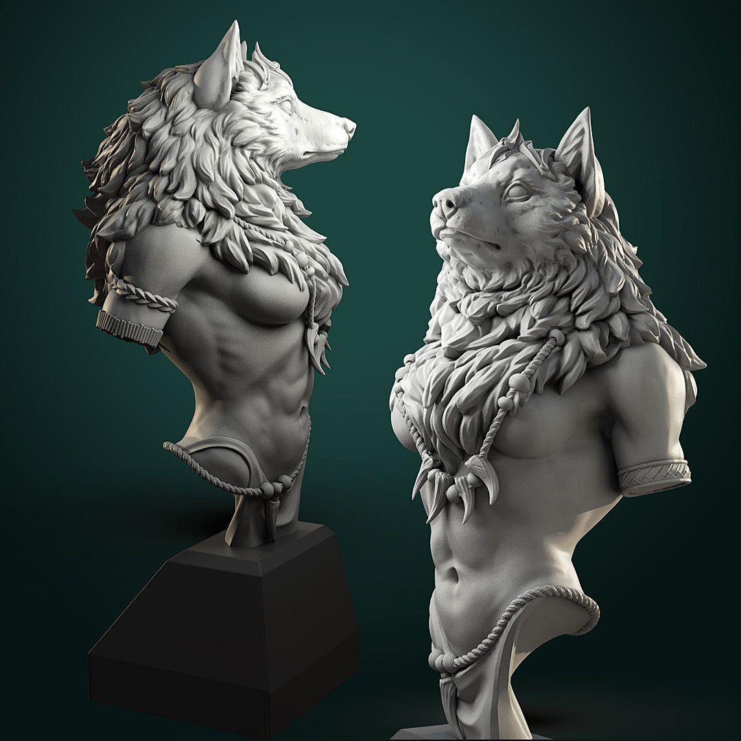 Oleana The Werewolf Queen - Bust