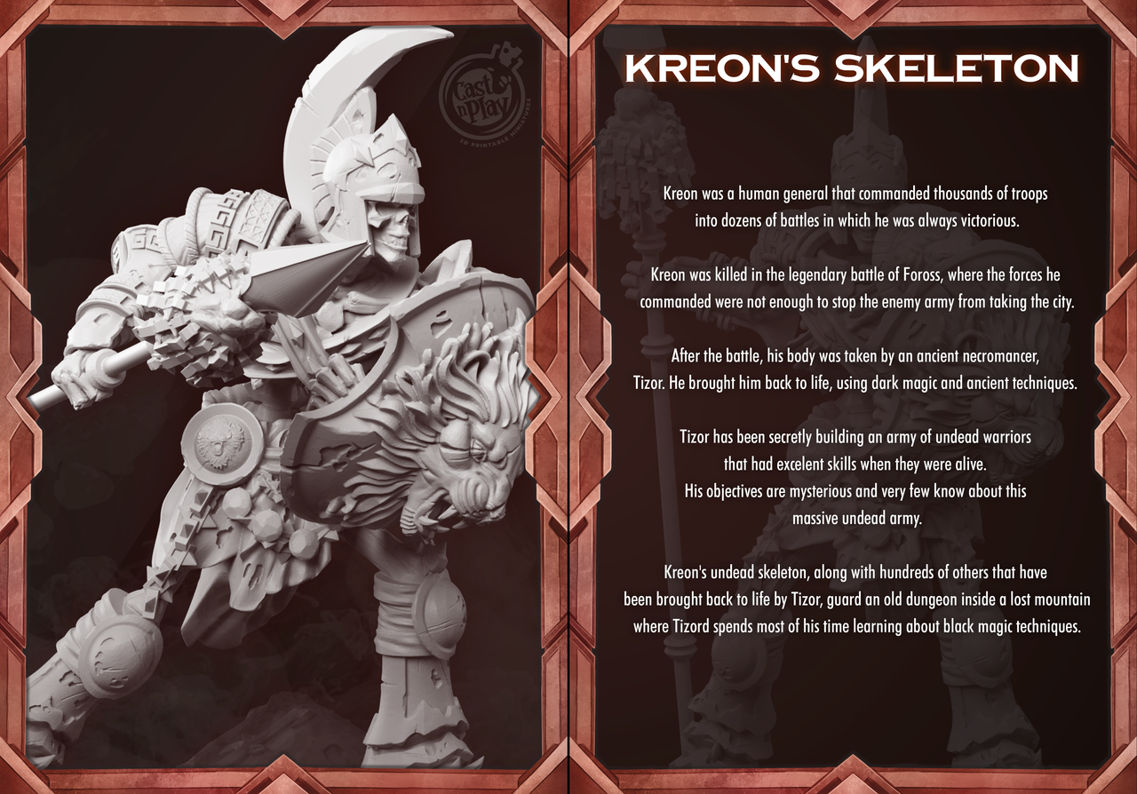 Kreon's Sekelton