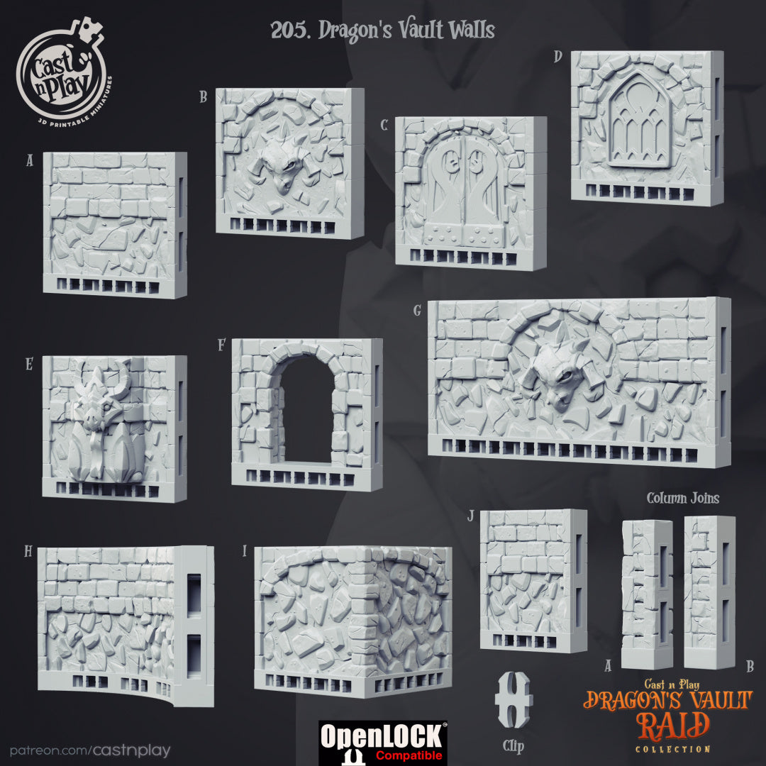 Dragon's Vault Walls