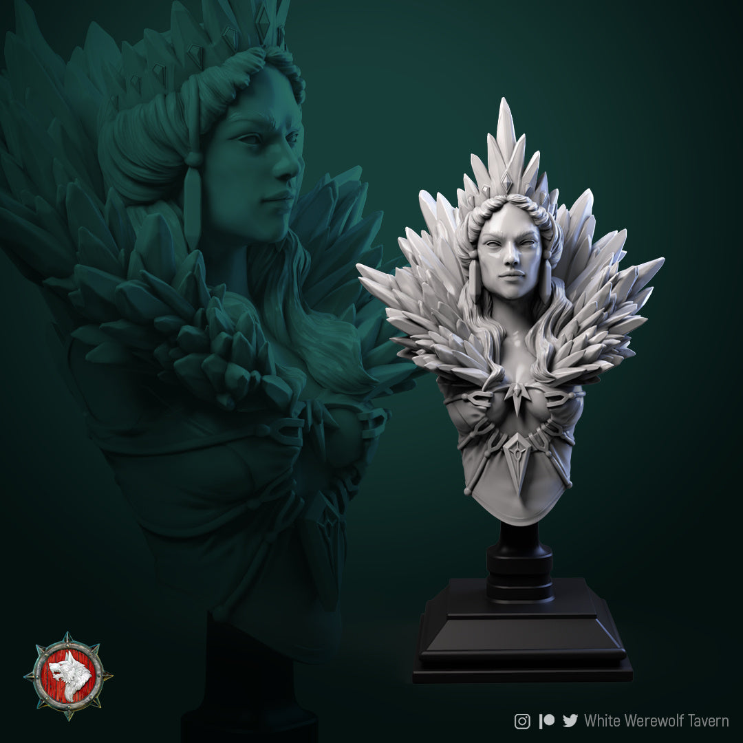 Helga the Frost Witch Bust