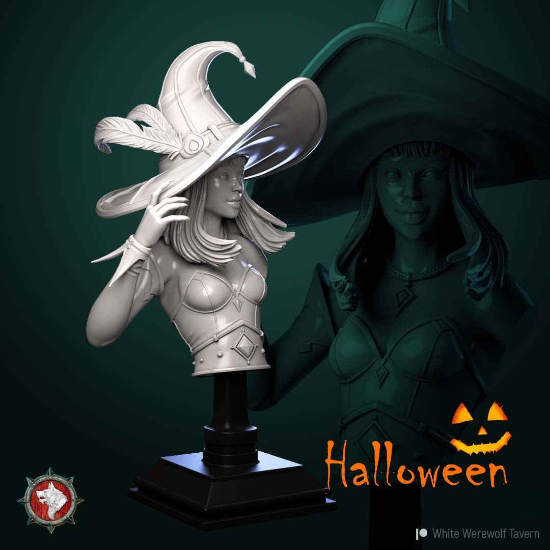 Halloween Witch - Bust