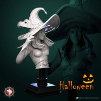 Thumbnail for Halloween Witch - Bust